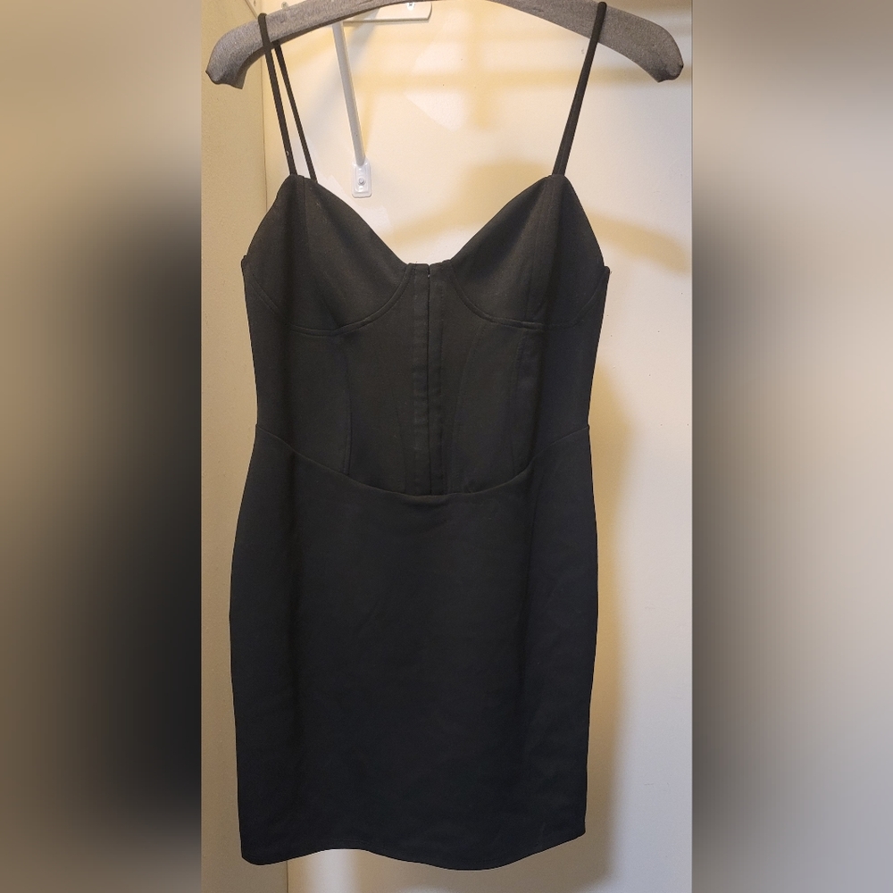 NWT Wild Fable Black Corset Mini Dress